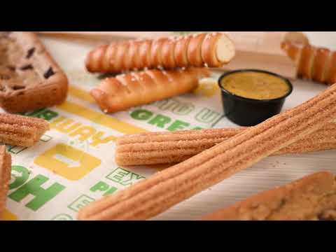 Subway Reveals Sidekicks, a Collection of Footlong Cookies, Churros and Pretzels.