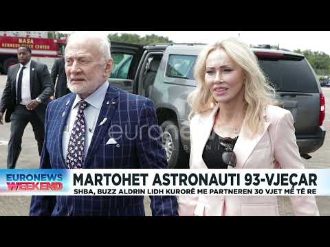 Një nga dy njerëzit e parë që shkeli në Hënë, martohet austronauti 93-vjeçar