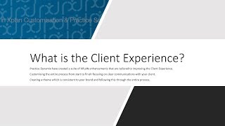 The Client Experience