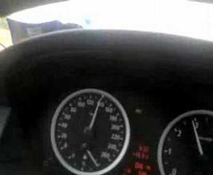 Driving on M25 highway around London