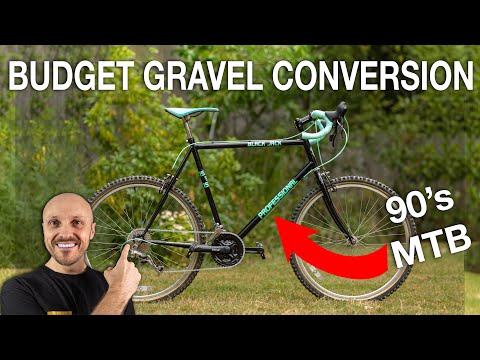 Can you build a budget Gravel bike from a ‘junk’ 90s MTB?
