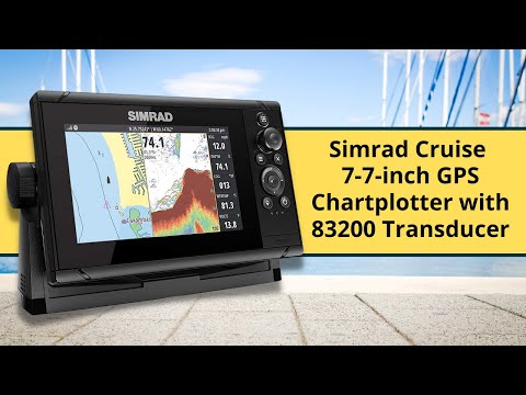 Simrad Cruise 7 inch GPS Chartplotter with 83200 Transducer