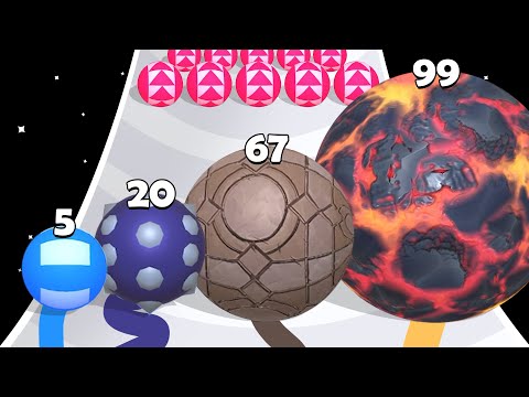 BALL RUN 3D: Level Up Crusher - Balls Number Games (All Levels)