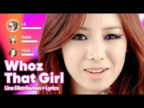 EXID - Whoz That Girl (Line Distribution + Lyrics Karaoke) PATREON REQUESTED