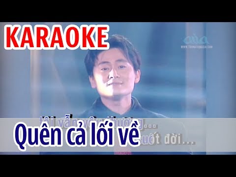 Quên Cả Lối Về KARAOKE - Lâm Nhật Tiến | Tone Nam | Asia Karaoke Beat Chuẩn