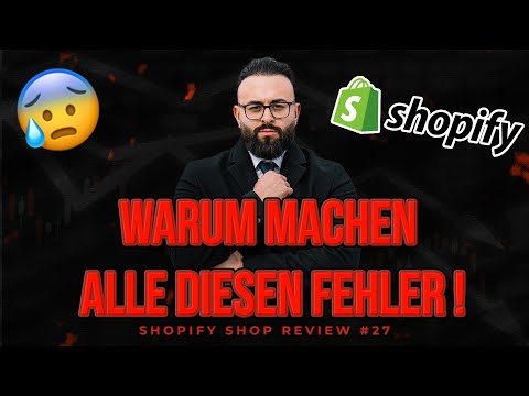 Dieser Shopify Fehler kostet Dich ein Vermögen | Apo´s Shopreview #26