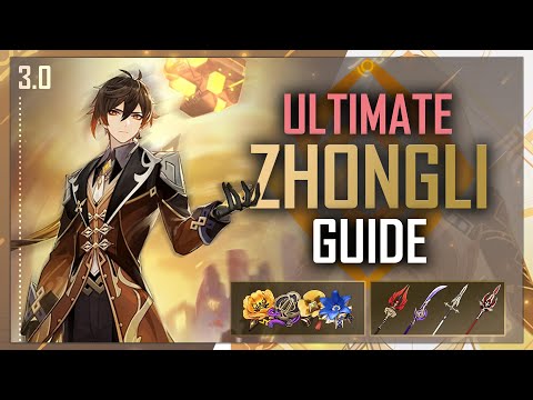 The ULTIMATE ZHONGLI GUIDE! (Playstyle, Weapons, Artifacts, Showcase etc.) | Genshin Impact Ver 3.0
