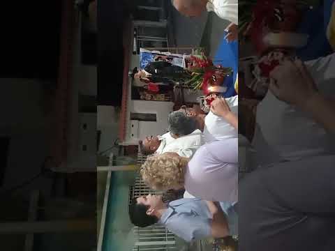 Entrega de imagen de San José Gregorio Hernández por la familia González Bogado Maracay