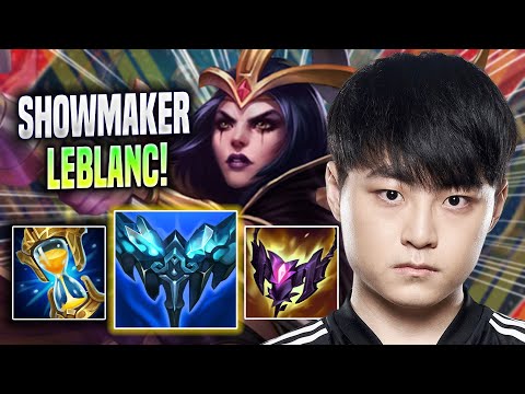 SHOWMAKER DESTROYING WITH LEBLANC! - DK ShowMaker Plays Leblanc MID vs Syndra! | Season 2022