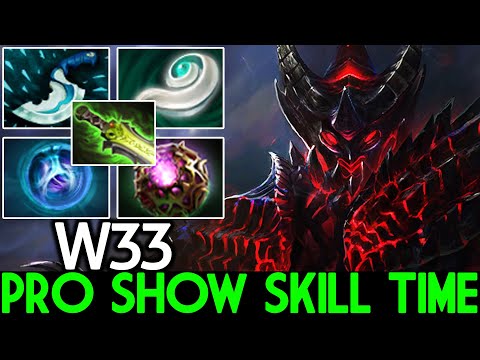 W33 [Shadow Fiend] Show Skill Time Blink Dagger Dodge RP Dota 2