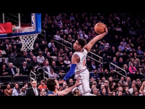 Dennis Smith Jr. DESTROYS The Rim With Monster Dunk | Knicks vs. Timberwolves | 2.22.2019