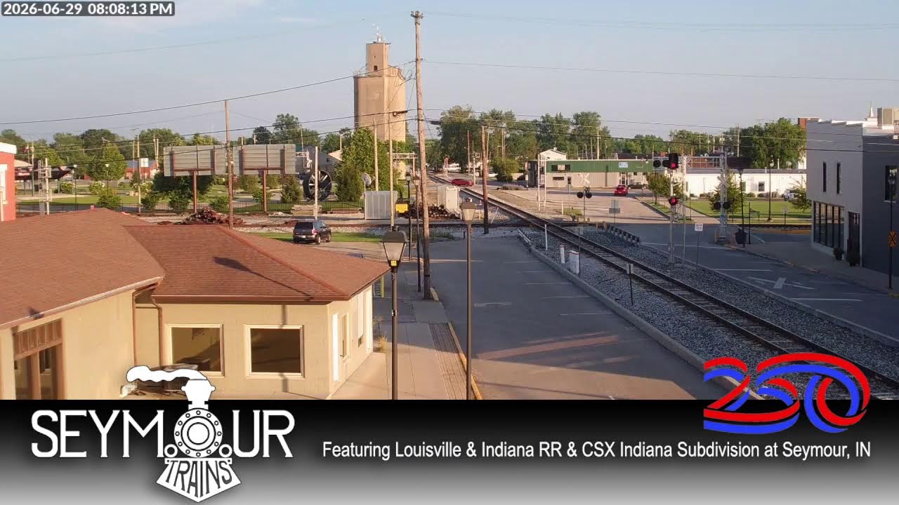 Live webcam view of Trenes de Seymour, Vista Sur