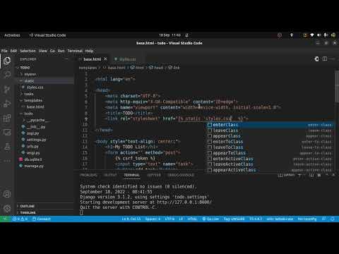 add static( css javascript and images)  files to django project