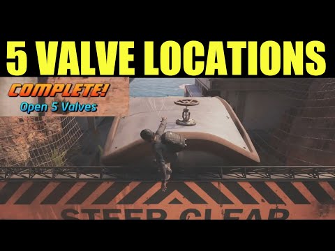 How to "Open 5 valves" Downhill Jam All Valve Locations  & Park Goals - Tony Hawk Pro Skater Remake