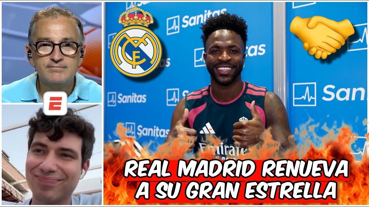 VINI JR RENOVÓ con el REAL MADRID hasta 2032. MUY BUENA NOTICIA para el EQUIPO MERENGUE | Exclusivos
