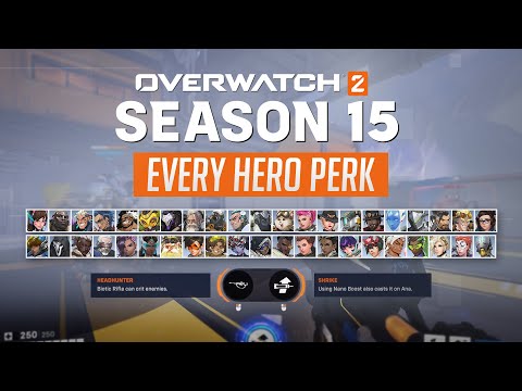 Overwatch 2 - EVERY HERO PERK for Season 15: Honor & Glory