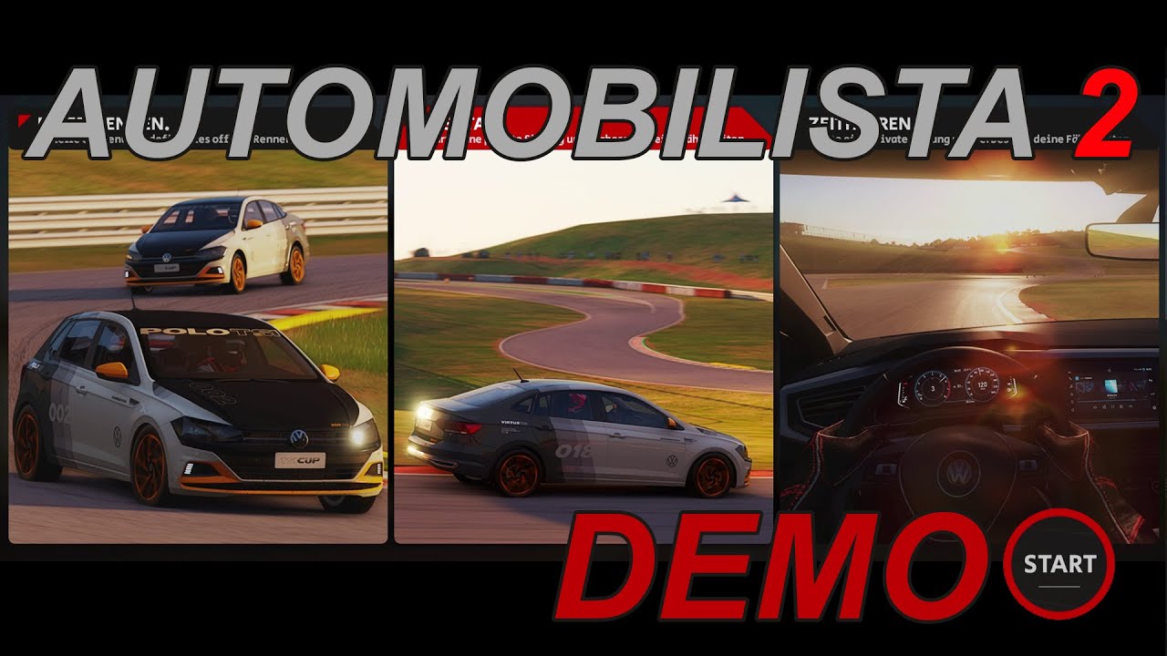 #automobilista2  - VW Polo mit vollbusiger Bauchtänzer am Armaturenbrett!  #gameplay #demo