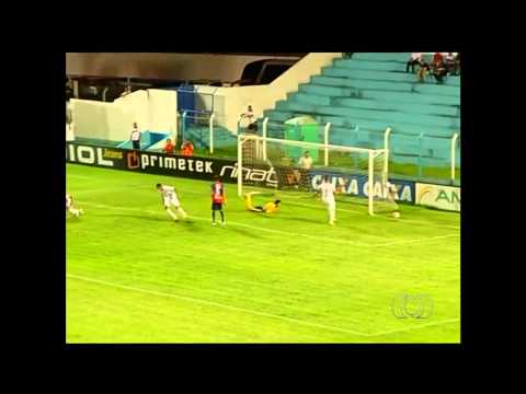 Gols Crac 1x1 Trindade - Imagens: TV ANHANGUERA - (GLOBO)