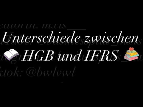 Unterschiede zwischen HGB und IFRS