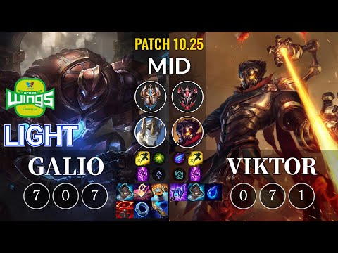 JAG Light Galio vs Viktor Mid - KR Patch 10.25