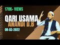 HD Hazrat Qari Usama Anandi D B Complete Bayan Manekpore 8 3 22 Newbayan