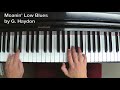 Study Piece Moanin Low Blues By Geoffrey Haydon