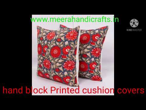 Block Print Cushion Covers