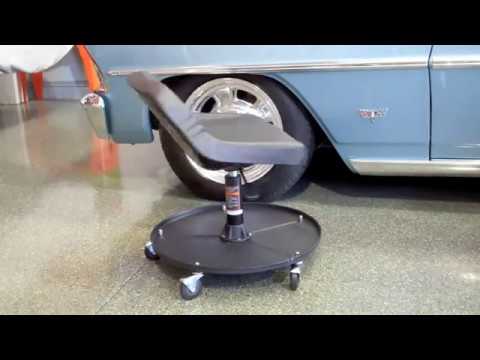 Rolling Garage Chair with 18" Wide Seat #GRSRB20 by Whiteside at California Car Cover