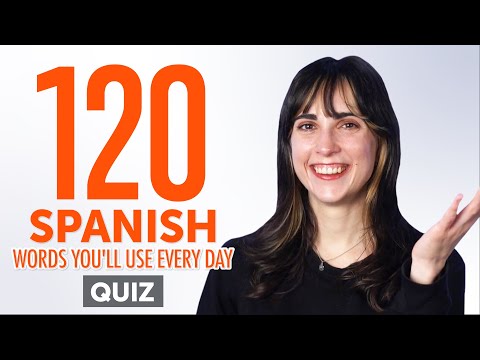 Quiz | 120 Spanish Words You'll Use Every Day - Basic Vocabulary #52
