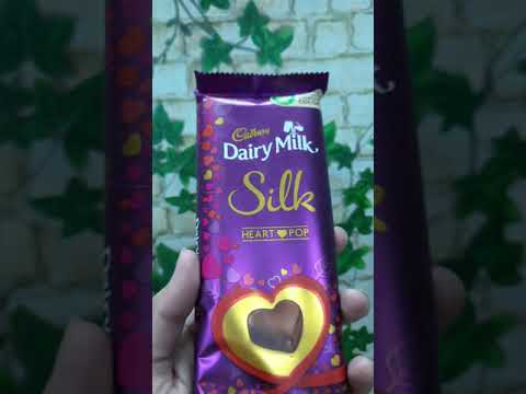 Cadbury dairy milk silk heart pop 😍