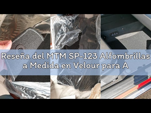 Vídeo relacionado con MTM SP-268 Alfombrillas a Medida en Velour para BMW Serie 1 (E81) e (E87) 09.2004-2011