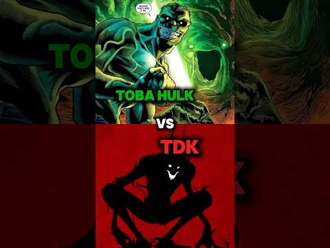 TOBA vs The Darkest Knight! Who do you think will win?! #marvel #dc #hulk #batman #wallywest #debate