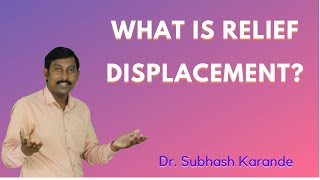 Relief displacement in Aerial Photograph