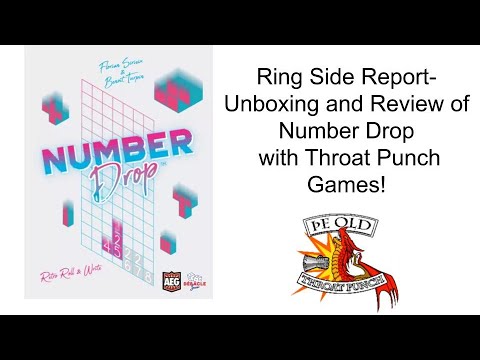 Ring Side Report-Board Game Review of Number Drop