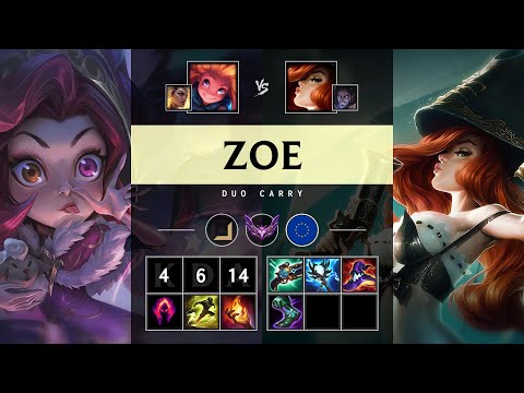 Zoe Carry vs Miss Fortune - EUW Master Patch 25.20