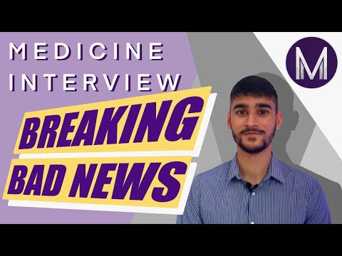 Medicine Interview Prep Episode #1 – Breaking Bad News MMI by Medic Mind