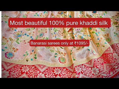 #Salealert🔔 #Most#beautiful100%pure#banarasi#sarees#silk#khaddisilk#mashrusilk#wholesalerate#maimuna