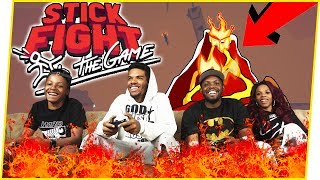 INTENSE LAVA BATTLE ROYALE! - Stick Fight Gameplay