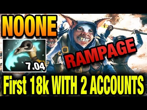 2 RAMPAGE In One Game - NoOne [Meepo] & [Lina] Battlecup Dota 2