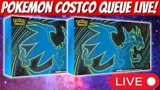 Pokemon Costco Queue LIVE NOW! Mega Charizard UPC DROP!