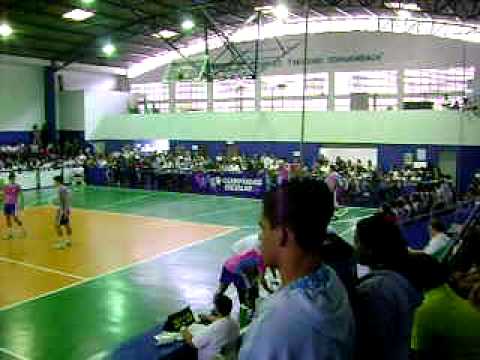 4º set 4/4 Final do volei nas olimpíadas escolares 2009, entre Domingos Martins e ESD (vitória)