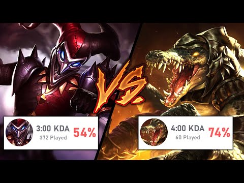 I went up against a Renekton one-trick SMURF... so I sat up and destroyed him