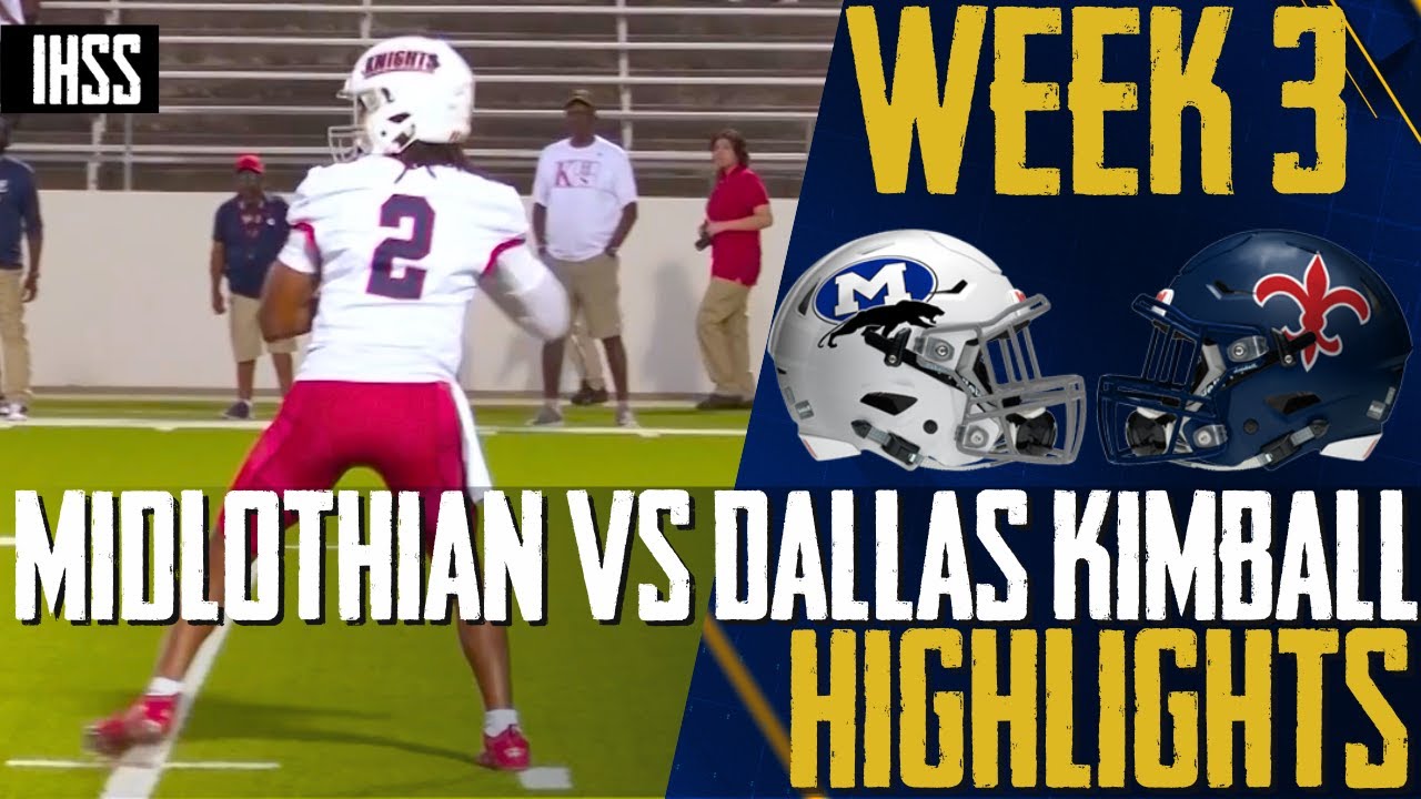 Thrilling High School Football: Midlothian vs. Kimmel Highlights
