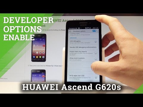 How to Enable Developer Options in HUAWEI Ascend G620s - USB Debugging |HardReset.Info