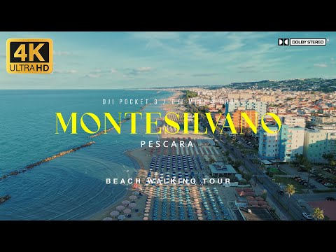 Best Camera for Walking Tours? DJI Osmo Pocket 3 Beach Test (Montesilvano Italy)