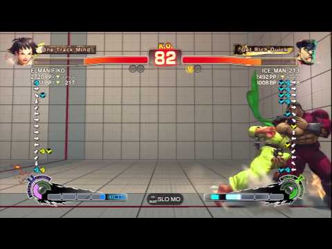 ELMANIFIKO [Makoto] Vs ICE_MAN_213 [M.Bison] SSF4 AE Online Ranked Matches - PSN