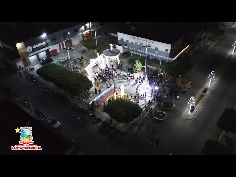 Acender das luzes na praça de Santa Terezinha-PE