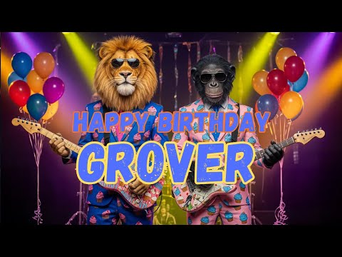 GROVER Happy Birthday Song - Happy Birthday to Grover
