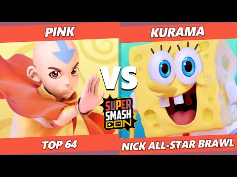 SSC Fall Fest NASB Top 64 - Pink (Aang) Vs. Kurama (Spongebob) Nick All-Star Brawl