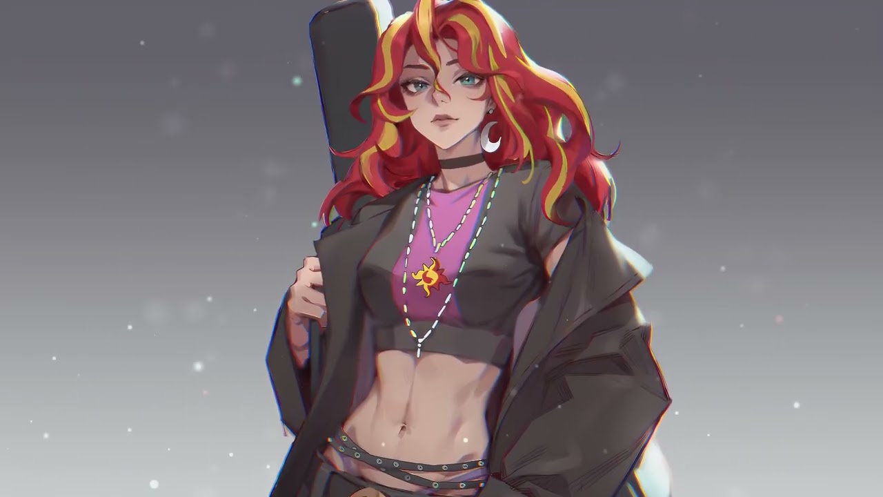 Sunset Shimmer My Little Pony 4k Anime Women Wallpaper